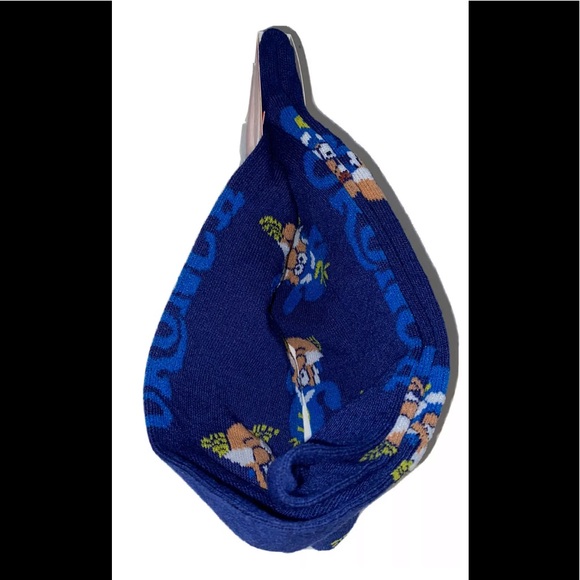 Cap’n Crunch Crew Socks 1 Pair Men 6-12 Blue w Logo Cereal Oops! All Berries NEW - Picture 6 of 8
